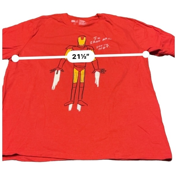Marvel “I’m Iron man, You’re not” mens short sleeve t-shirt size xl - Picture 8 of 8